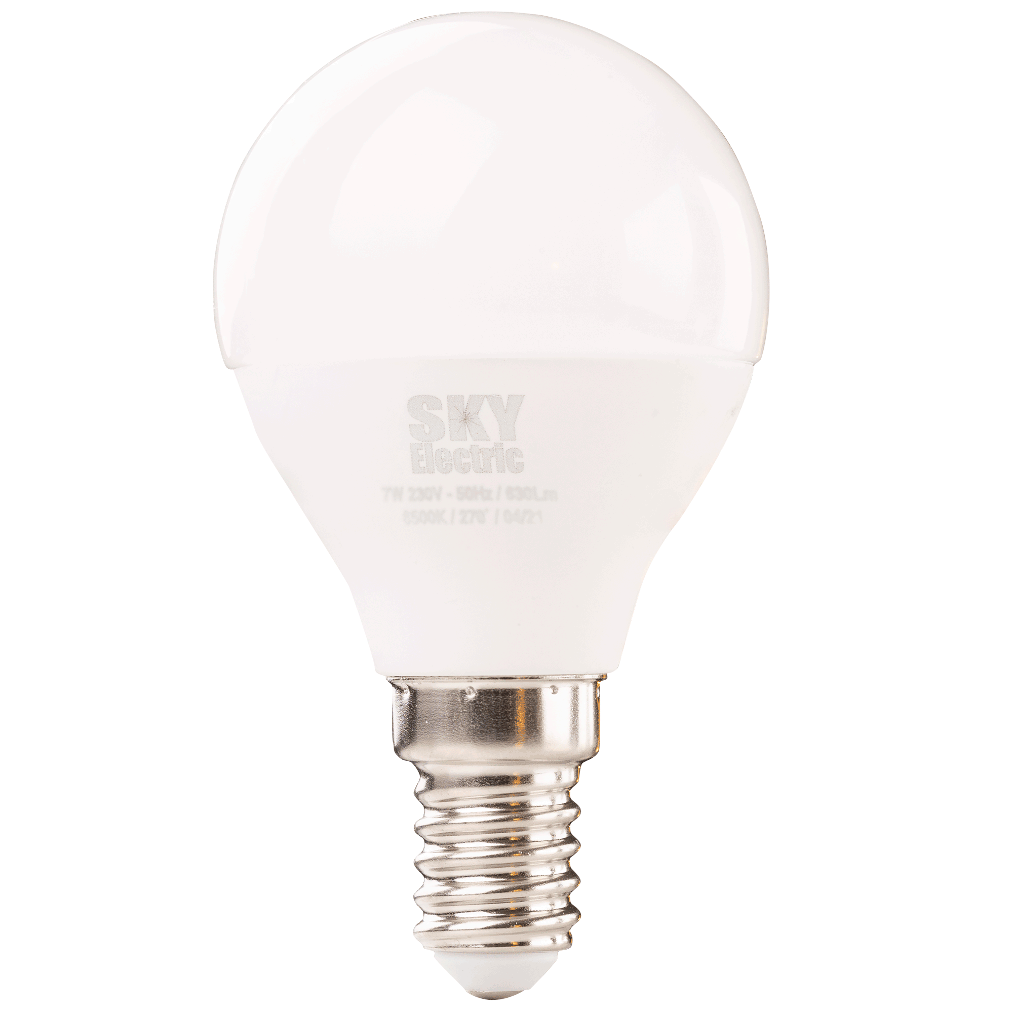 5949096825072 Bec LED SkyElectric, sferic, 7W, E14, lumină rece